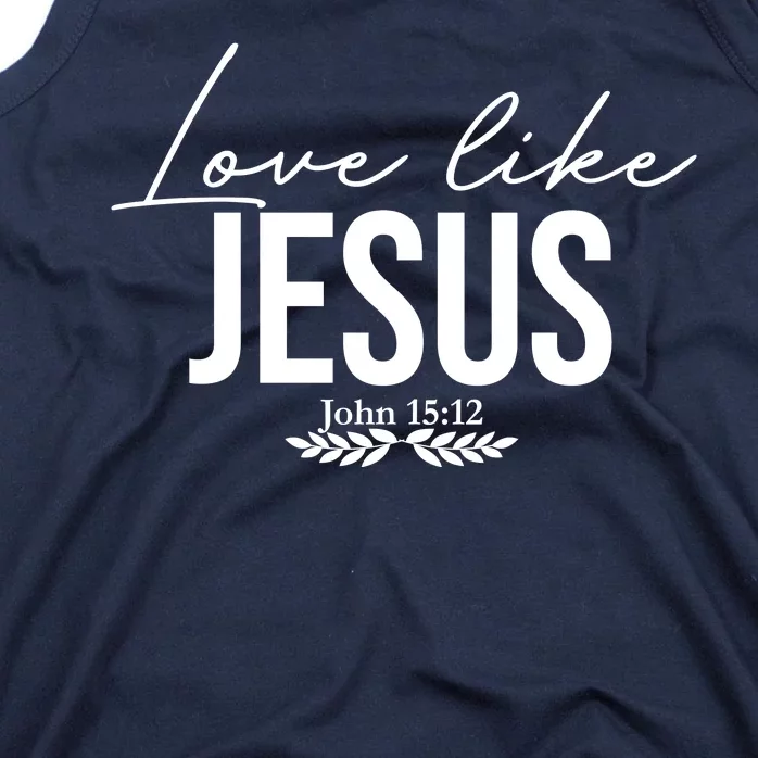 Love Like Jesus Dear Person Behind Me Christian Front & Back Tank Top