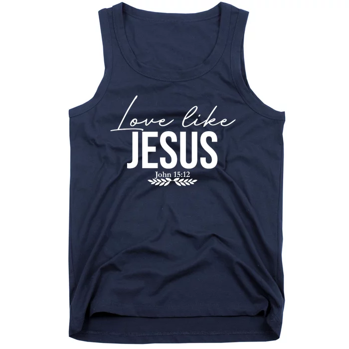 Love Like Jesus Dear Person Behind Me Christian Front & Back Tank Top