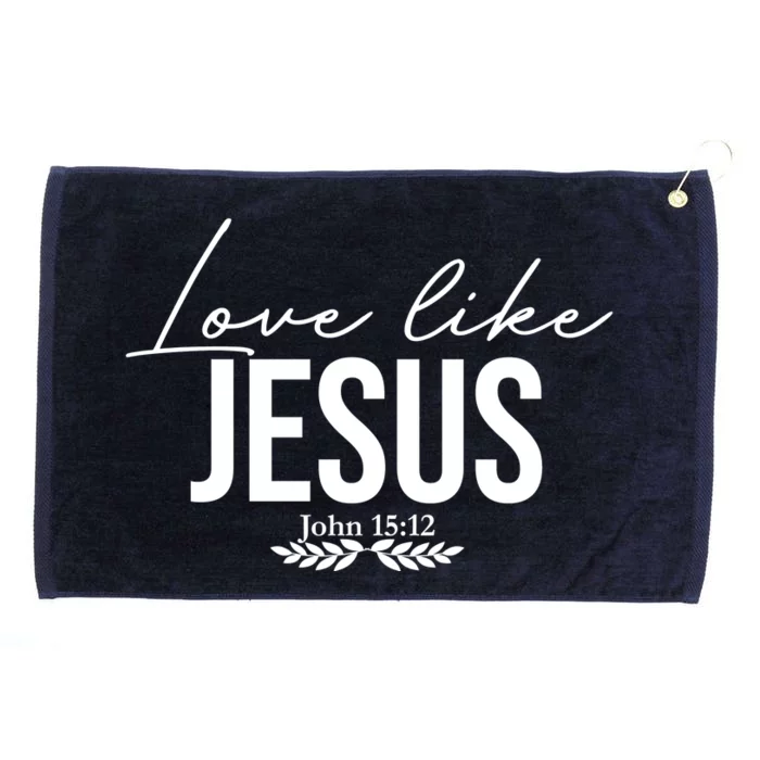 Love Like Jesus Dear Person Behind Me Christian Front & Back Grommeted Golf Towel