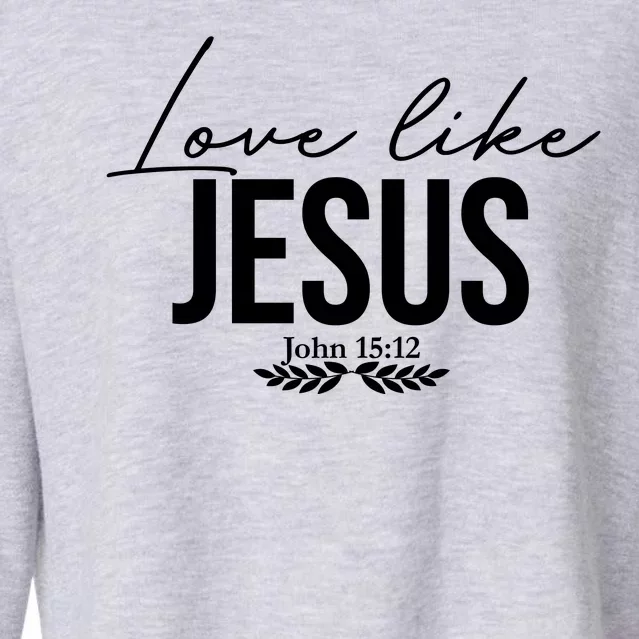 Love Like Jesus Dear Person Behind Me Christian Front & Back Cropped Pullover Crew