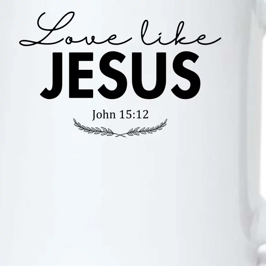 Love Like Jesus John 15:12 Christianity Black Color Changing Mug