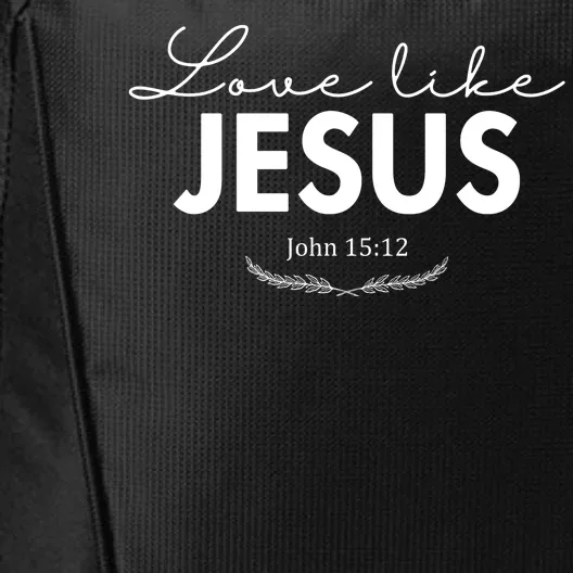 Love Like Jesus John 15:12 Christianity City Backpack