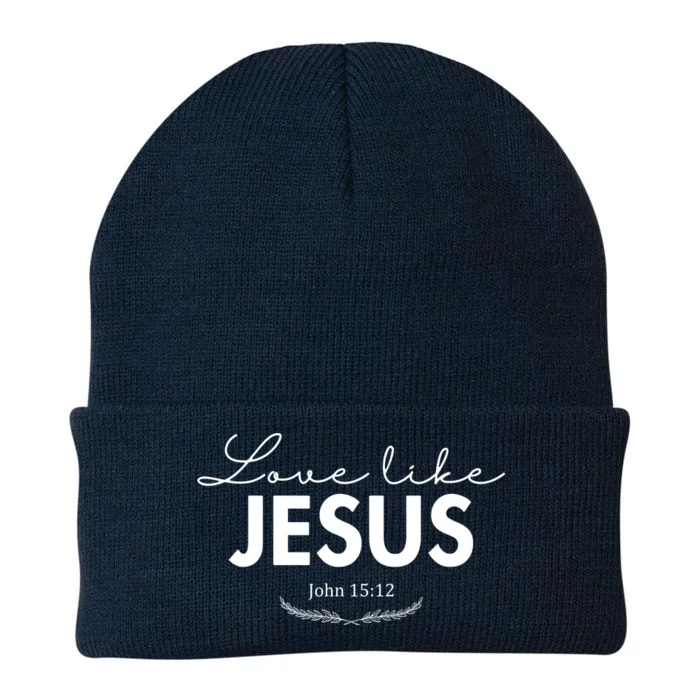 Love Like Jesus John 15:12 Christianity Knit Cap Winter Beanie