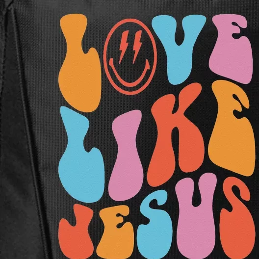 Love Like Jesus Smile Face Aesthetic Trendy Clothing City Backpack