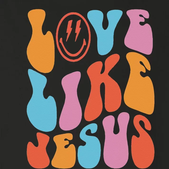 Love Like Jesus Smile Face Aesthetic Trendy Clothing Toddler Long Sleeve Shirt