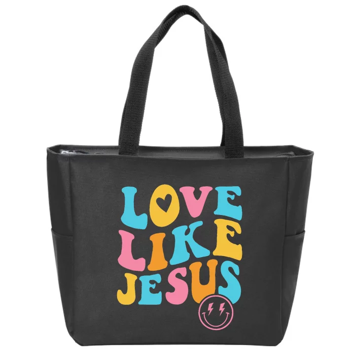 Love Like Jesus Zip Tote Bag