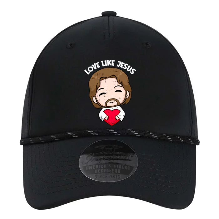 Love Like Jesus Valentines Day Christ Heart Christian Cute Gift Performance The Dyno Cap