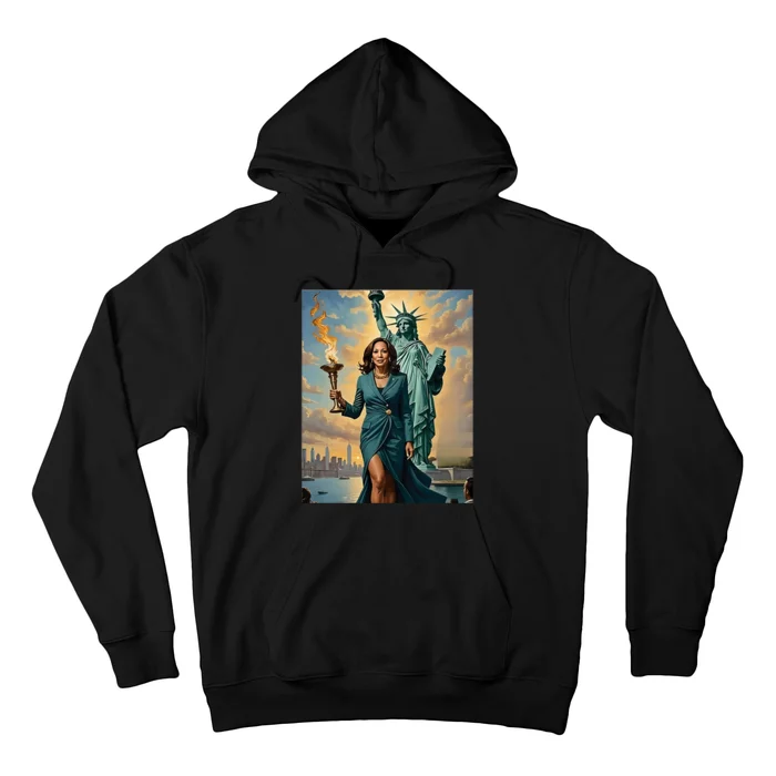 Lady Liberty Kamala Harris Vote President 2024 Hoodie