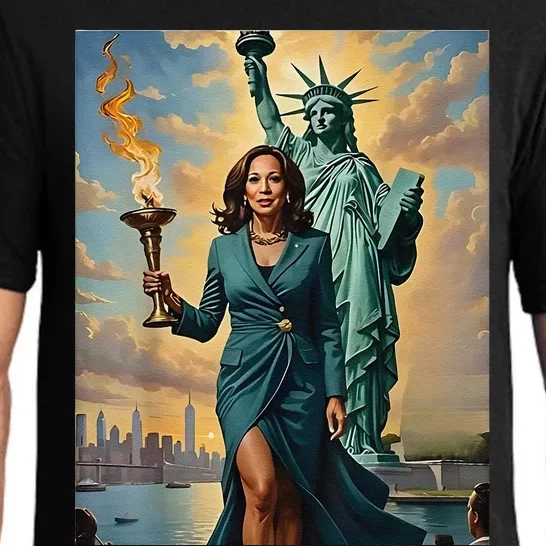 Lady Liberty Kamala Harris Vote President 2024 Pajama Set