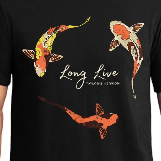 Long Live Koi Guitar TS Mug Long Live TS Long Live Fishs Pajama Set