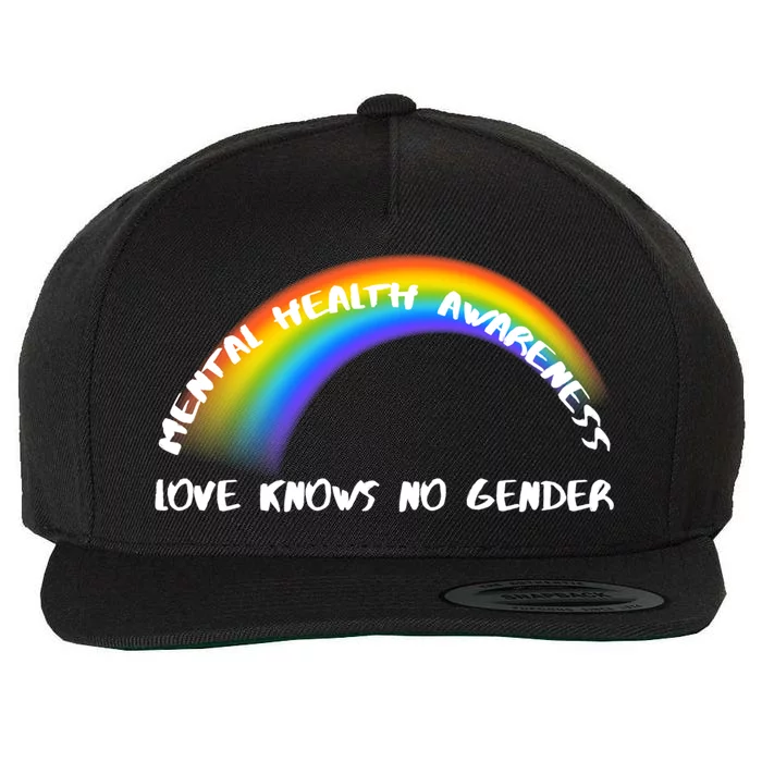 Lgbtq Love Knows No Gender Funny Gift Wool Snapback Cap