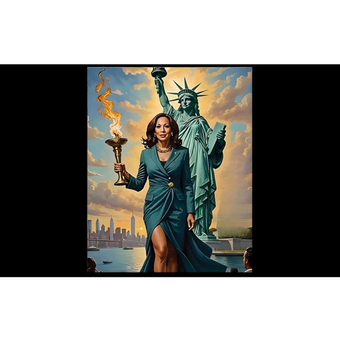 Lady Liberty Kamala Harris Vote President 2024 Bumper Sticker