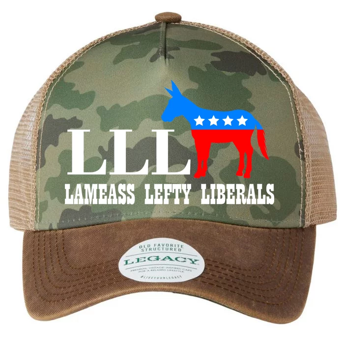 LLL - Lameass Lefty Liberals Anti Liberal Legacy Tie Dye Trucker Hat