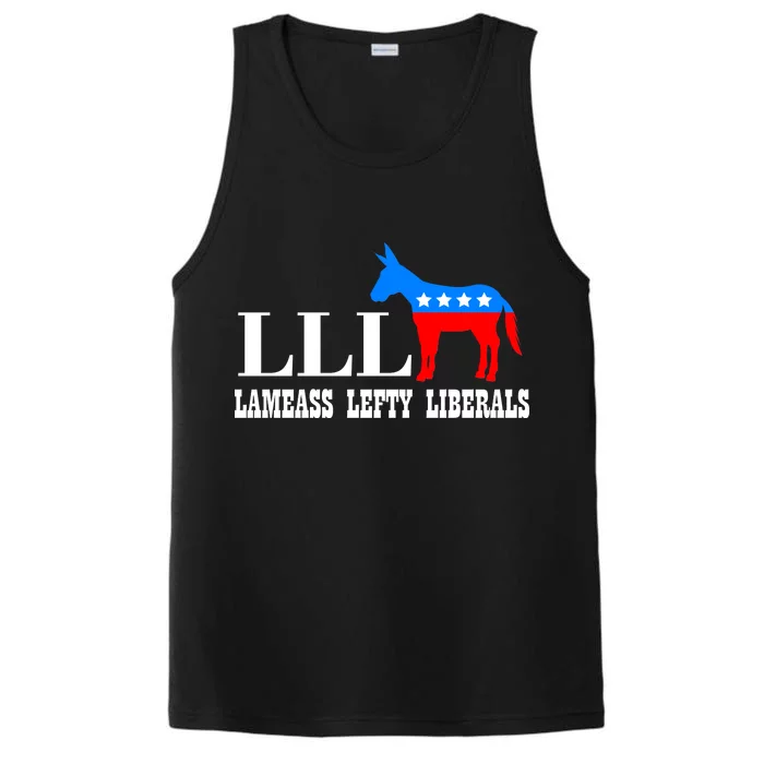 LLL - Lameass Lefty Liberals Anti Liberal Performance Tank