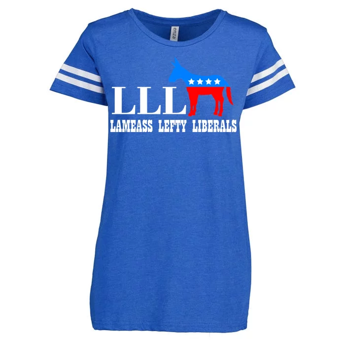 LLL - Lameass Lefty Liberals Anti Liberal Enza Ladies Jersey Football T-Shirt