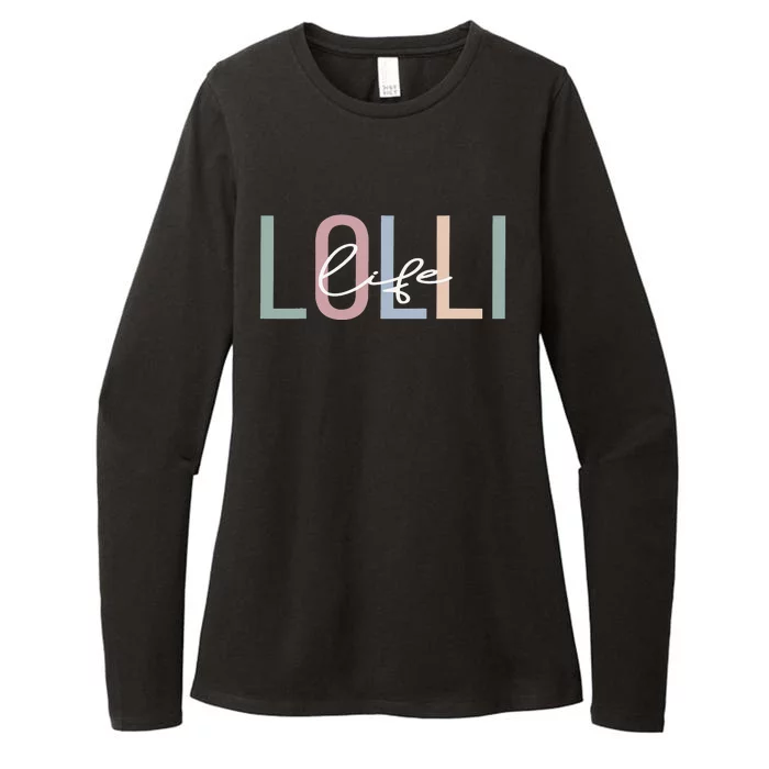 Lolli Life Lolli Grandma Boho Lolli Grandmother Womens CVC Long Sleeve Shirt