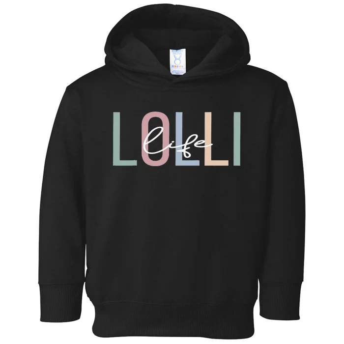 Lolli Life Lolli Grandma Boho Lolli Grandmother Toddler Hoodie