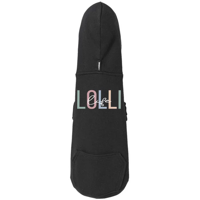 Lolli Life Lolli Grandma Boho Lolli gift for Grandmother Doggie 3-End Fleece Hoodie