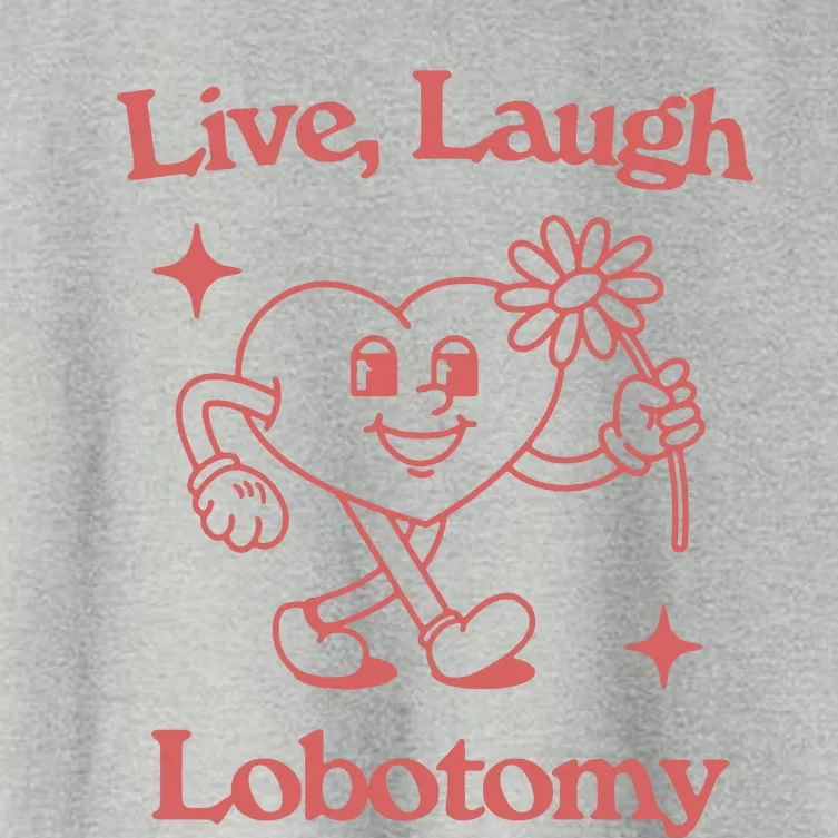 Live Laugh Lobotomy Women's Crop Top Tee