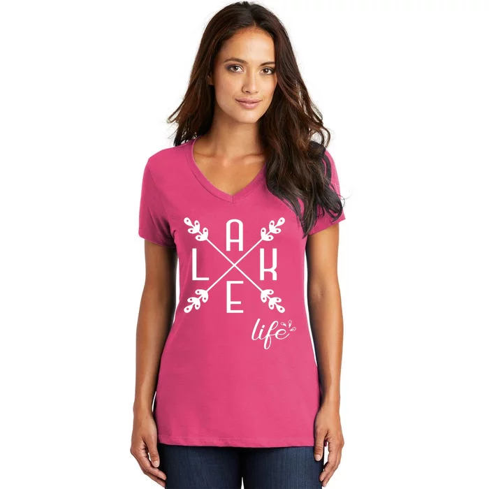 Lake Life Women's V-Neck T-Shirt