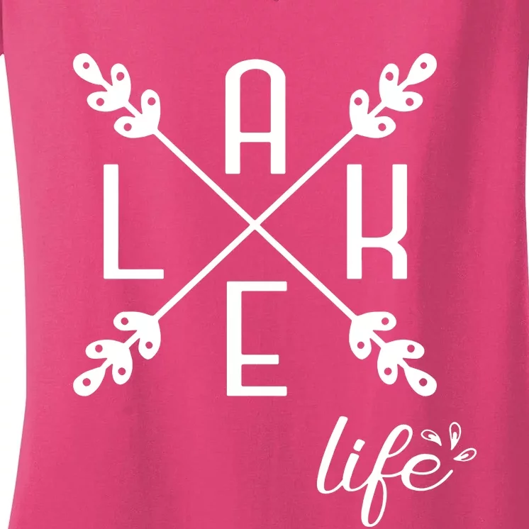 Lake Life Women's V-Neck T-Shirt