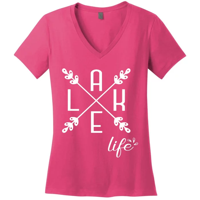 Lake Life Women's V-Neck T-Shirt