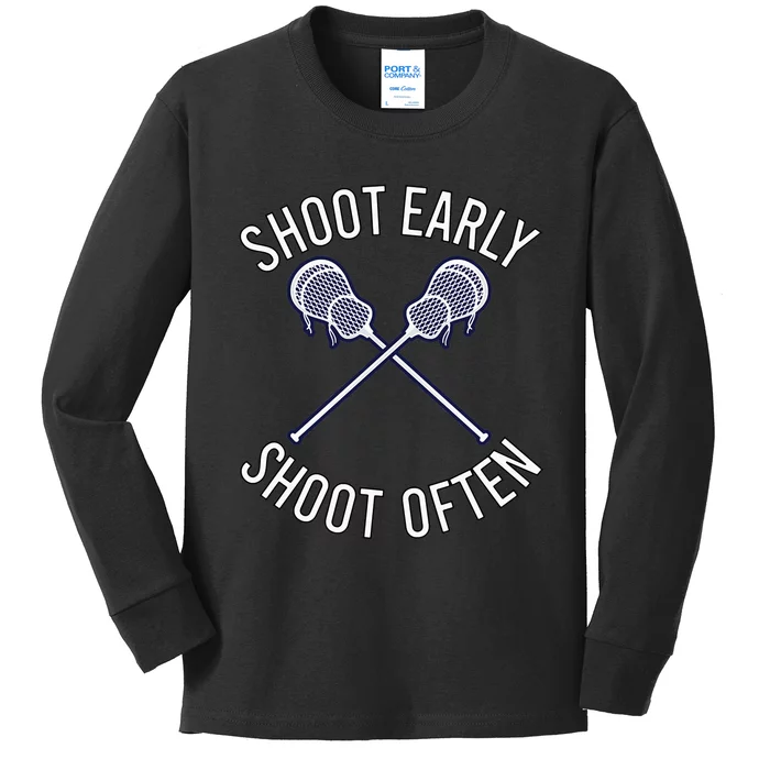 Lax Lacrosse Long Sleeve Kids Long Sleeve Shirt