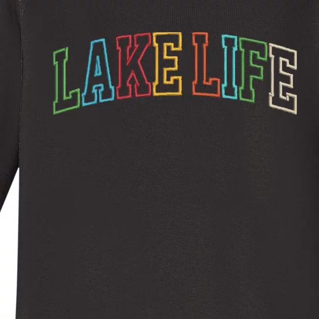 Lake Life Baby Long Sleeve Bodysuit