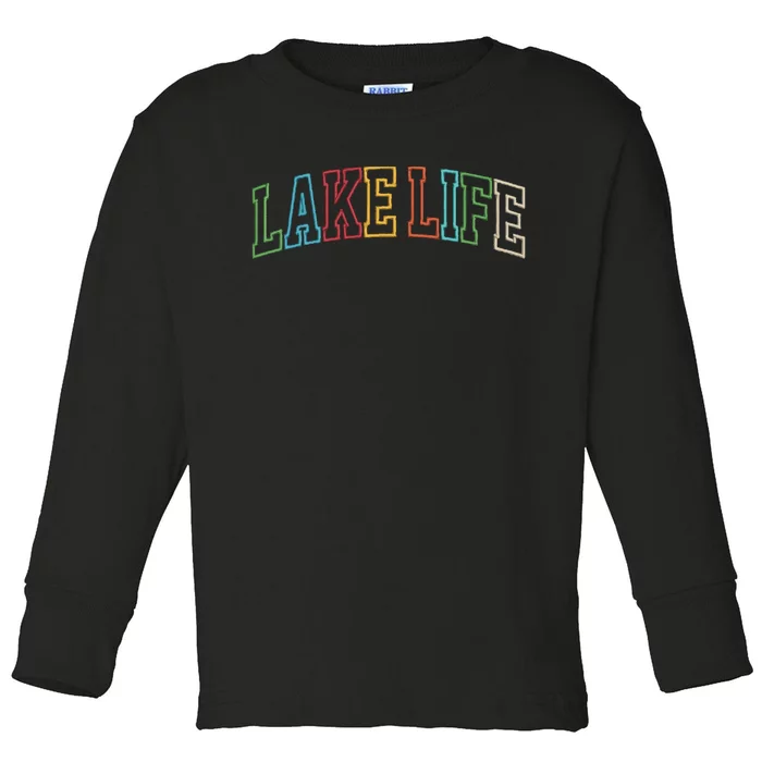 Lake Life Toddler Long Sleeve Shirt