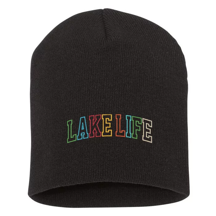 Lake Life Short Acrylic Beanie