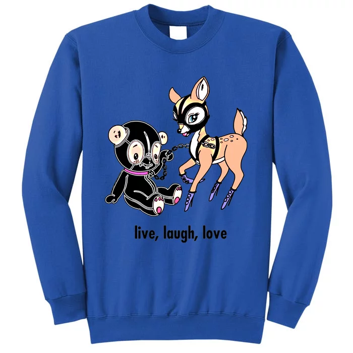 Live Laugh Love Beer Deer Gift Sweatshirt