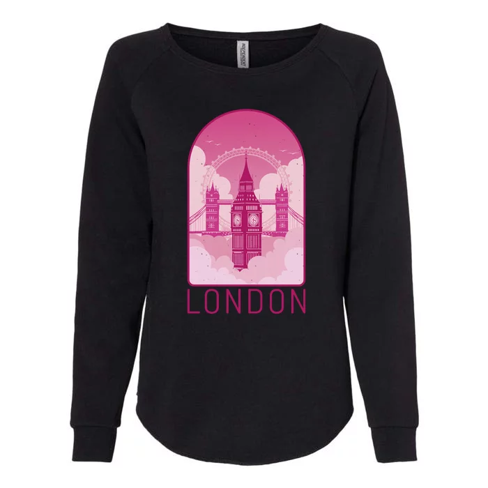 London Landmark Womens California Wash Sweatshirt