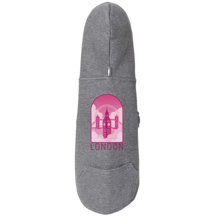 London Landmark Doggie 3-End Fleece Hoodie