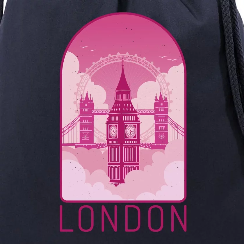 London Landmark Drawstring Bag