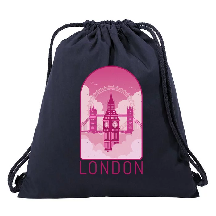 London Landmark Drawstring Bag