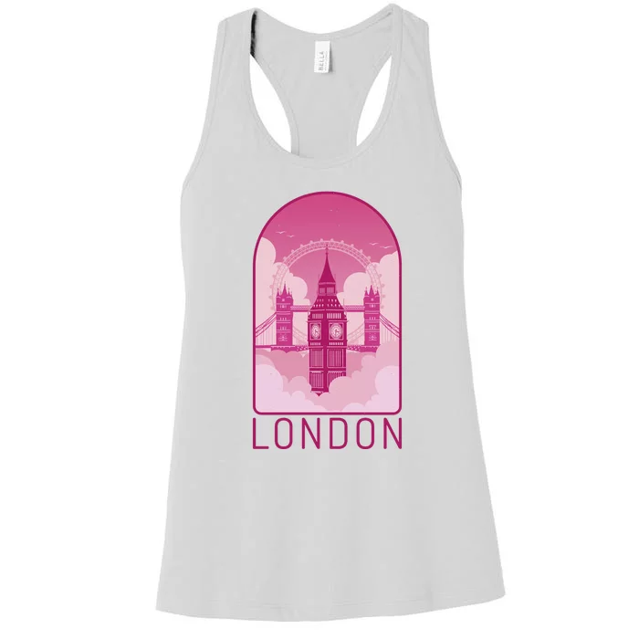 London Landmark Women's Racerback Tank