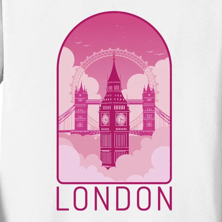 London Landmark Kids Long Sleeve Shirt