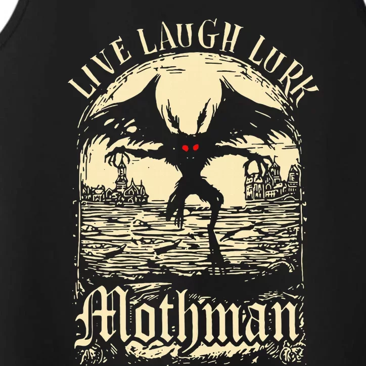 Live. Laugh. Lurk Mothman Performance Tank