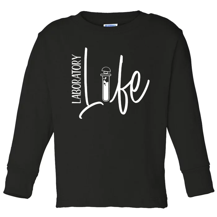 Laboratory Life Lab Week Toddler Long Sleeve Shirt