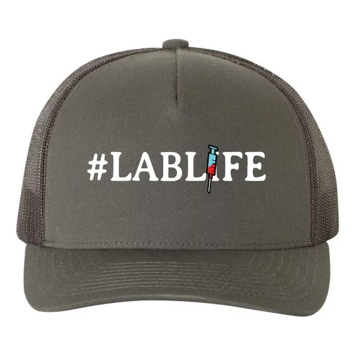 Lab Life Laboratory Research Chem Funny Yupoong Adult 5-Panel Trucker Hat