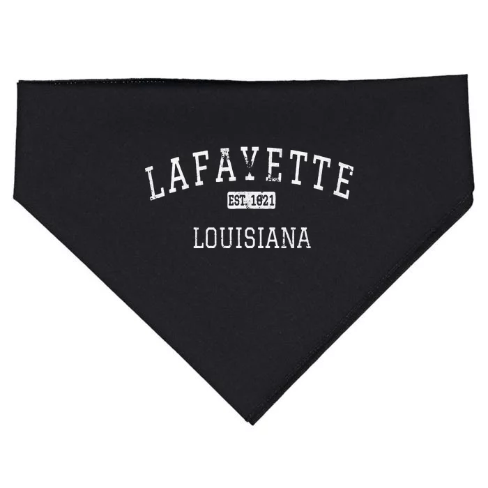 Lafayette Louisiana LA Vintage USA-Made Doggie Bandana