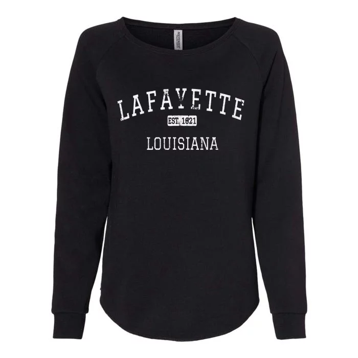 Lafayette Louisiana LA Vintage Womens California Wash Sweatshirt