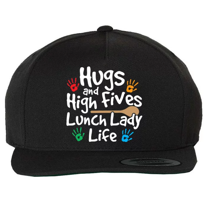 Lunch Lady Life Cafeteria Worker Costume - Lunch Lady Wool Snapback Cap