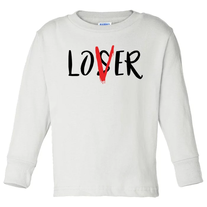 Lover / Loser Toddler Long Sleeve Shirt