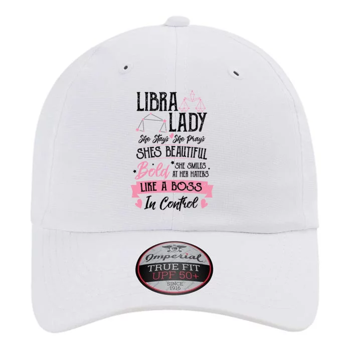 Libra: Libra Lady Astrology Sayings Gift The Original Performance Cap