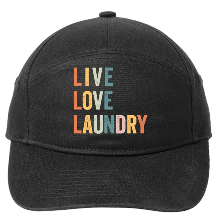 Live Love Laundery New Moms 7-Panel Snapback Hat