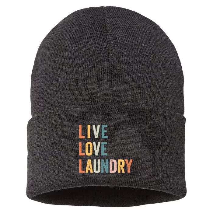 Live Love Laundery New Moms Sustainable Knit Beanie