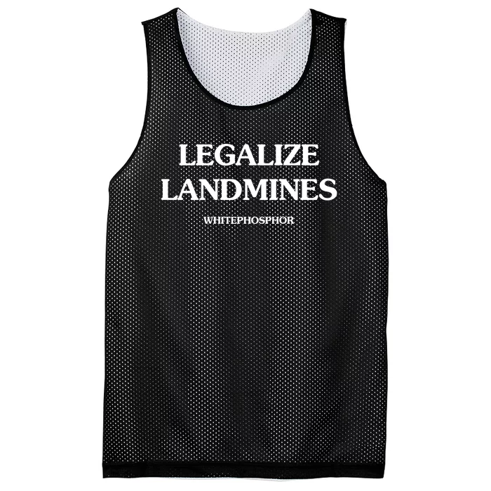 Legalize Landmines Mesh Reversible Basketball Jersey Tank