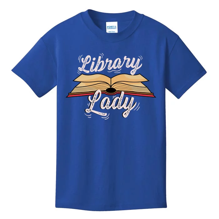 Library Lady Librarian Funny Gift Kids T-Shirt