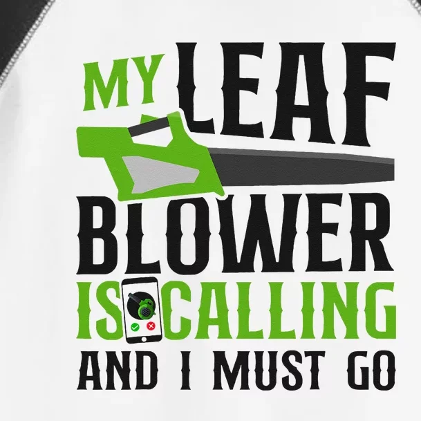 Landscaper Landscaping Landscape Architect Leaf Blower My Toddler Fine Jersey T-Shirt